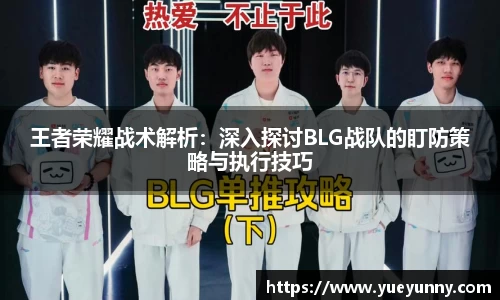 王者荣耀战术解析：深入探讨BLG战队的盯防策略与执行技巧